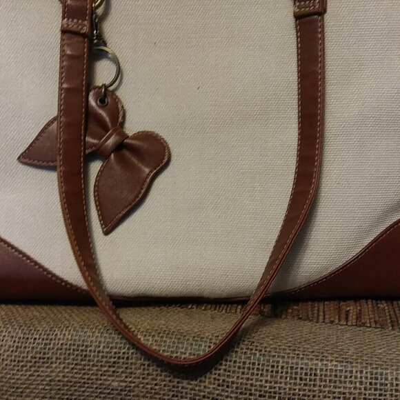 Coldwater Creek Tote with Butterfly Tag - Picture 8 of 11